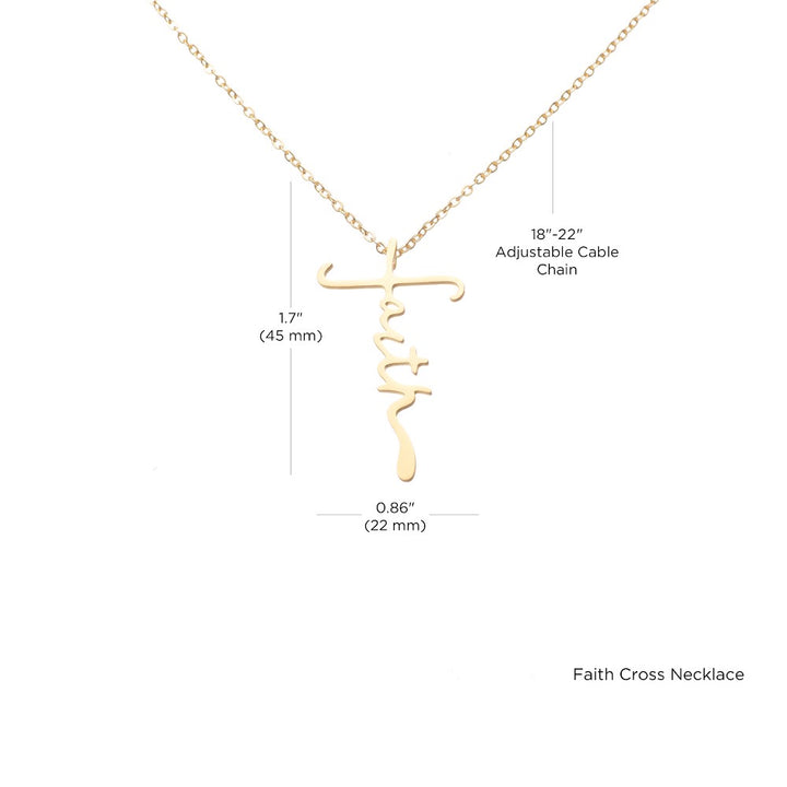 Faith Cross Necklace