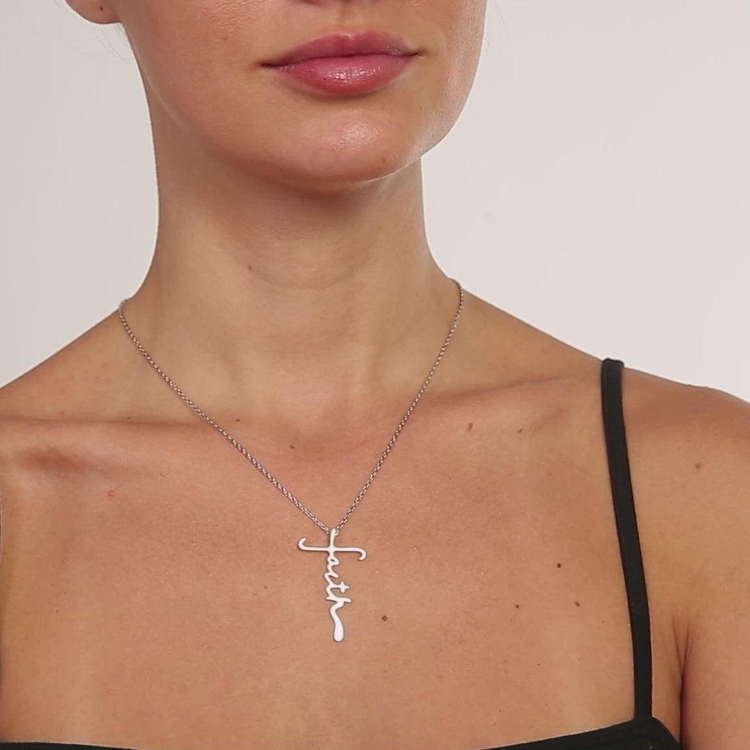 Faith Cross Necklace