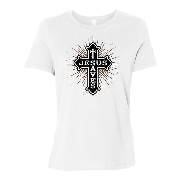 Jesus Saves (Cross) - Women's Shirt