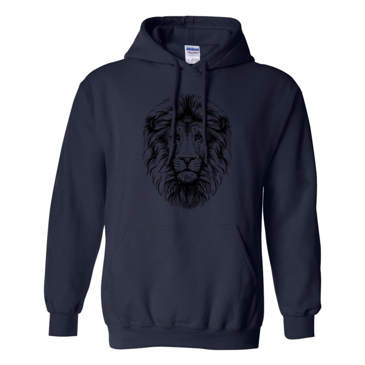 Black lion online hoodie